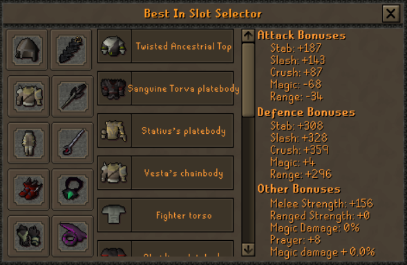 Best In Slot Interface